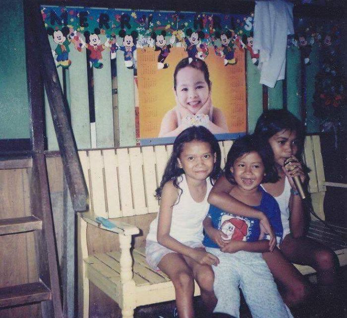 After 18 Years My Little Sisters Did The Same Pose Again Using The Same Chair 😊😱😁