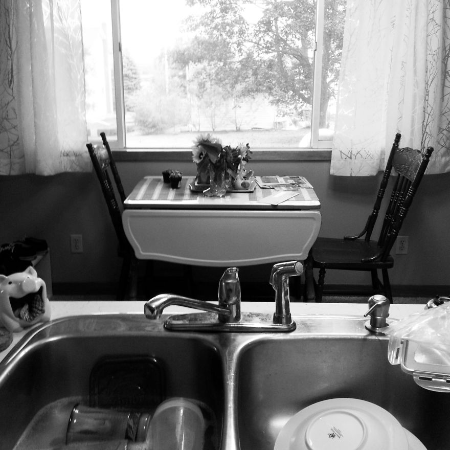 I Practice Dharma Art With Black And White Snapshots