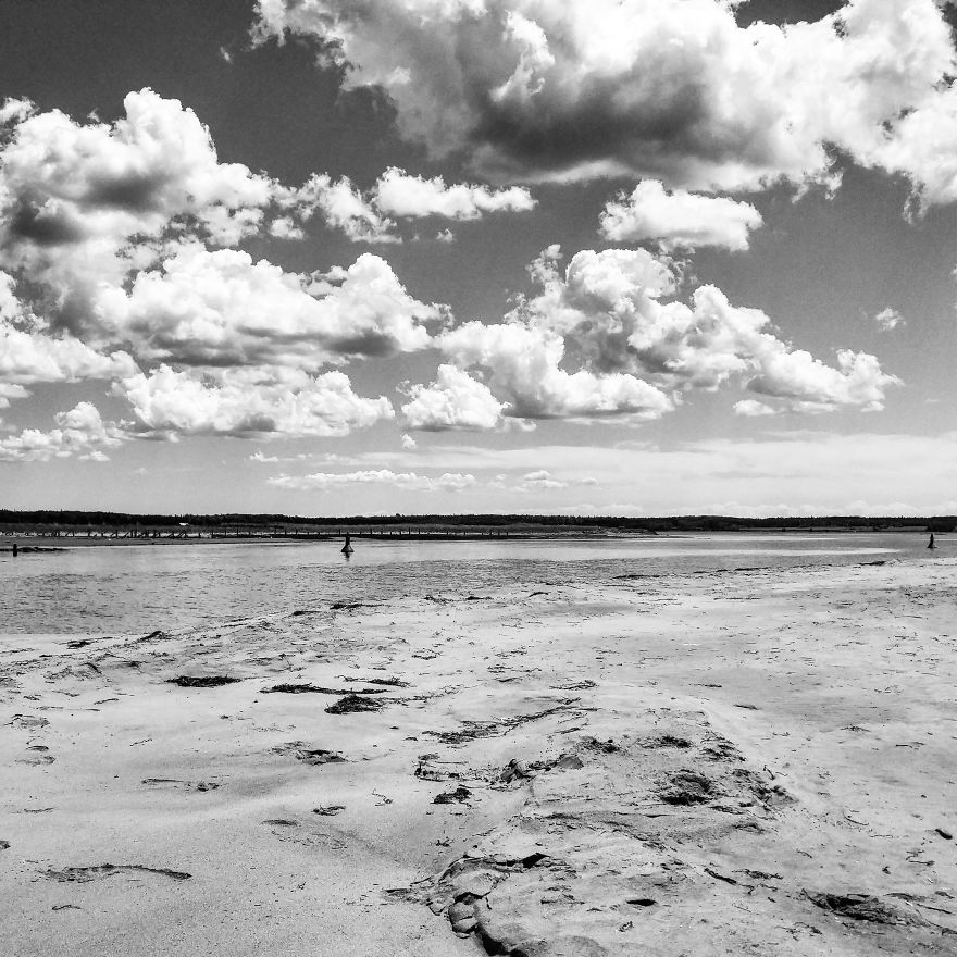 I Practice Dharma Art With Black And White Snapshots