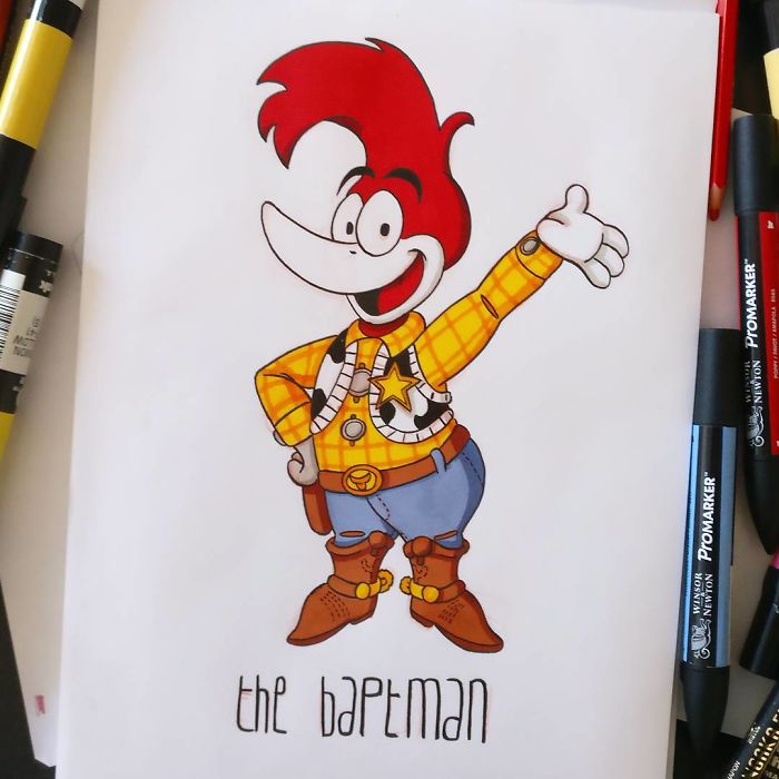 I Imagined Famous Geek / Pop Culture Mashed Up Characters