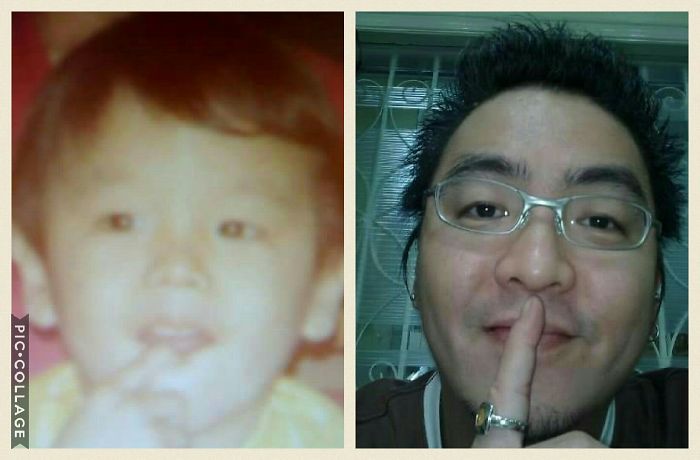 Me At 3 Years Old, Me At 49 Years