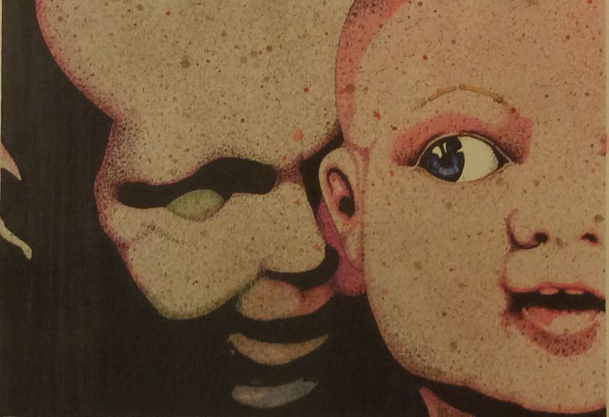 I Draw Using Ink And Pigments