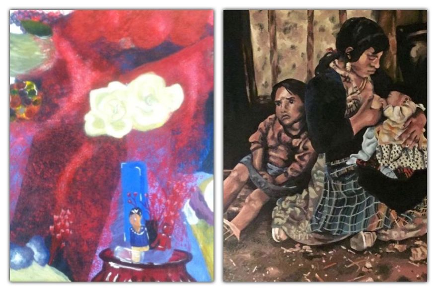 My First Painting (2014) My Latest Painting (2017)