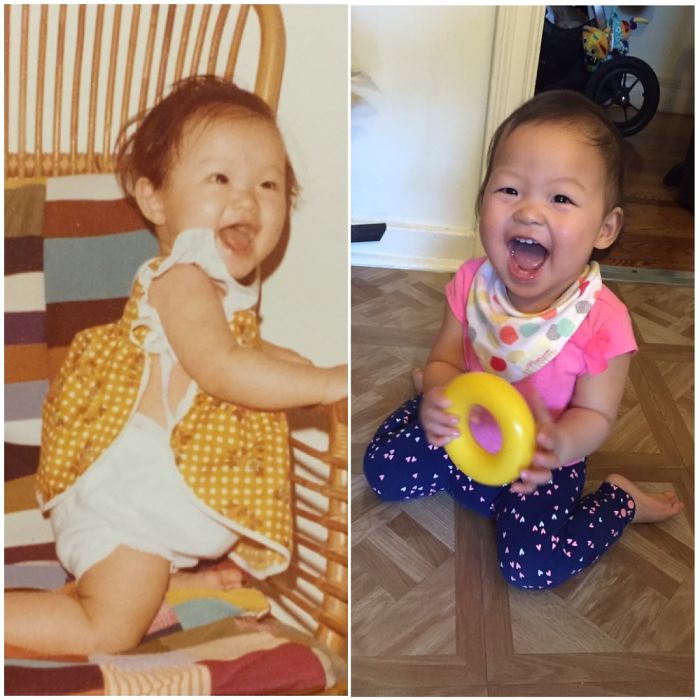 Mother & Daughter, Age 1