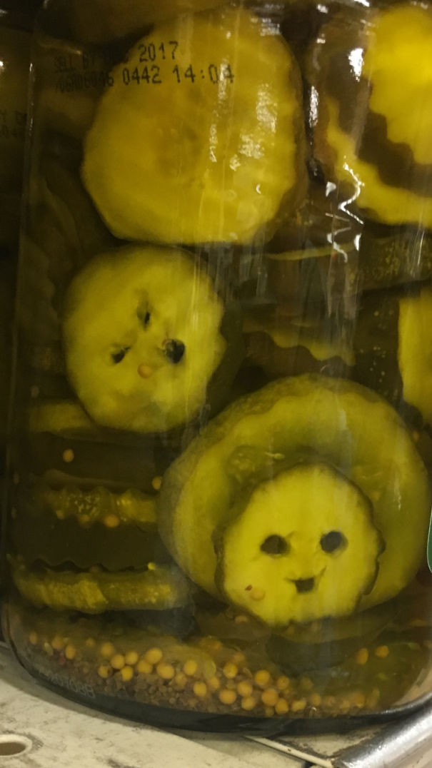 Happy Halo Pickle Not Gonna Be Too Happy For Long When Evil Pickle Gets There!!!