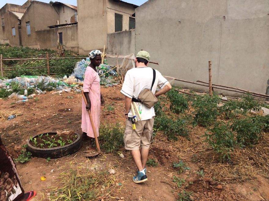 Went To Do A Wall Drawing End Up Making Tribal Face Painting In Uganda.