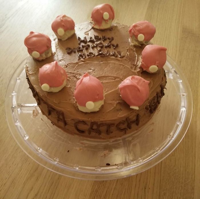 My Cousin Baked This For Her Pokemon-loving Brother