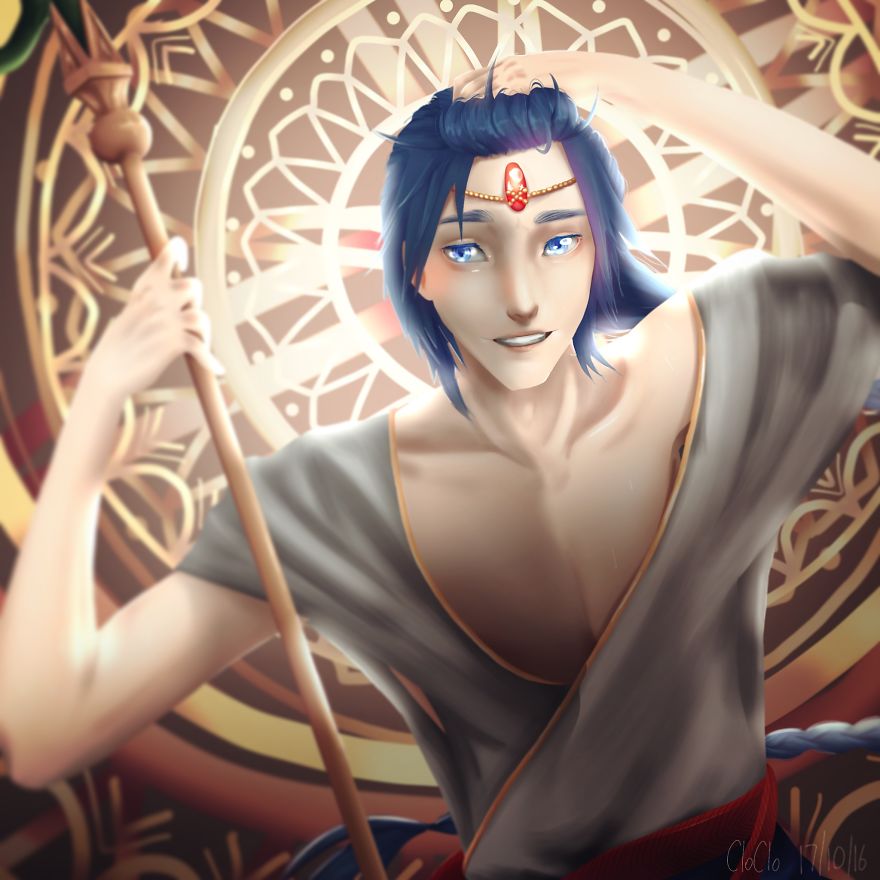 I Like To Draw Anime And Game Characters Into My Own Style