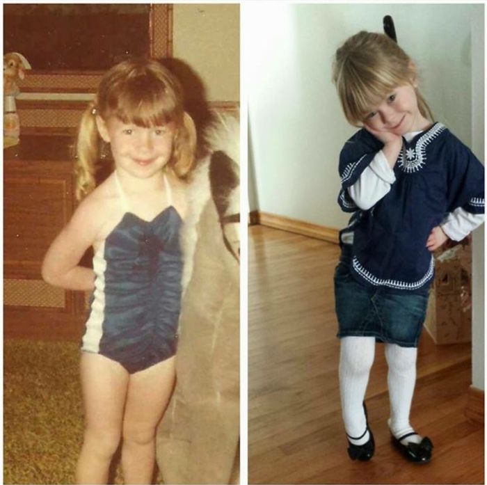 Me And My Daughter Both Around 4 Years