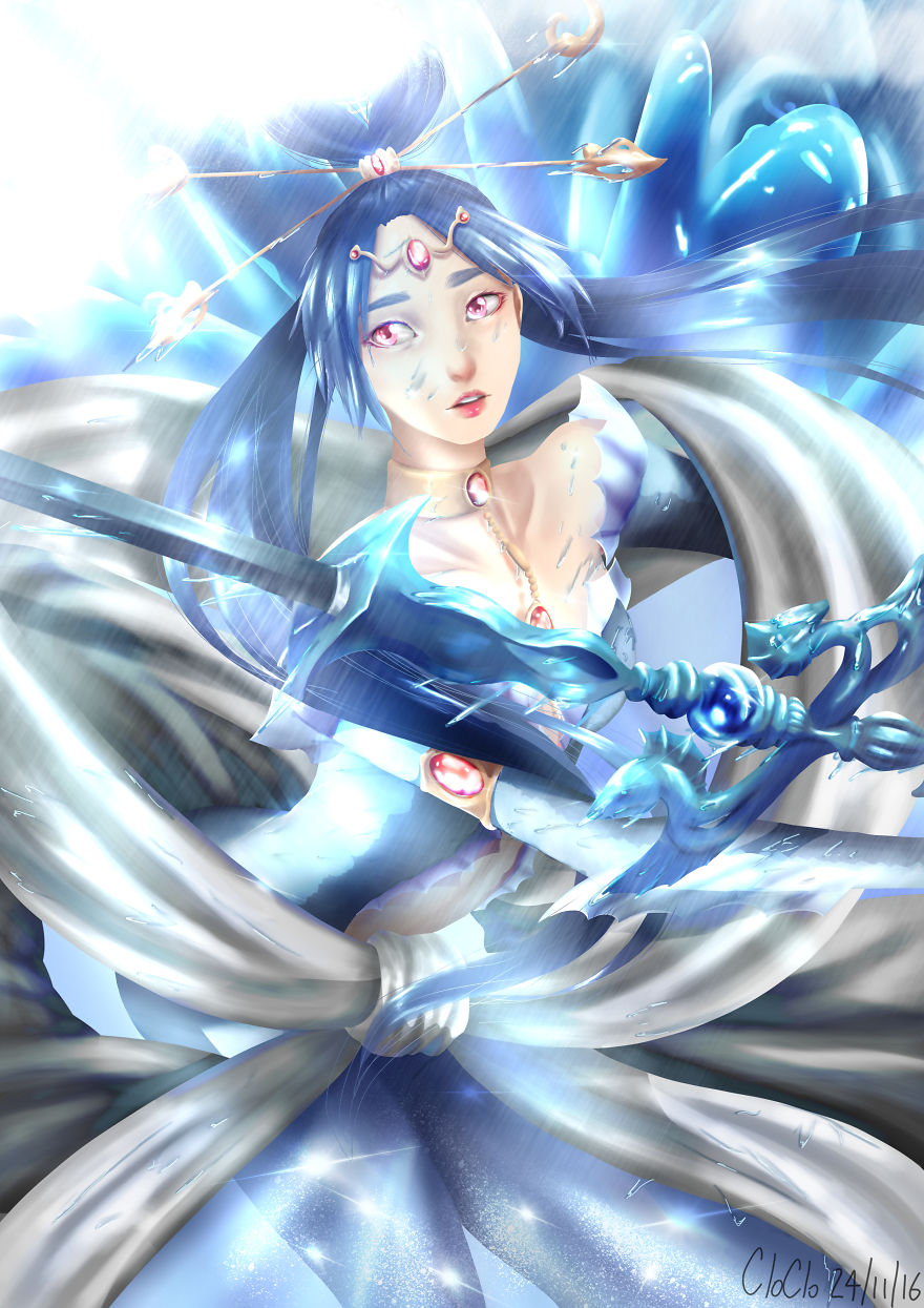 I Like To Draw Anime And Game Characters Into My Own Style