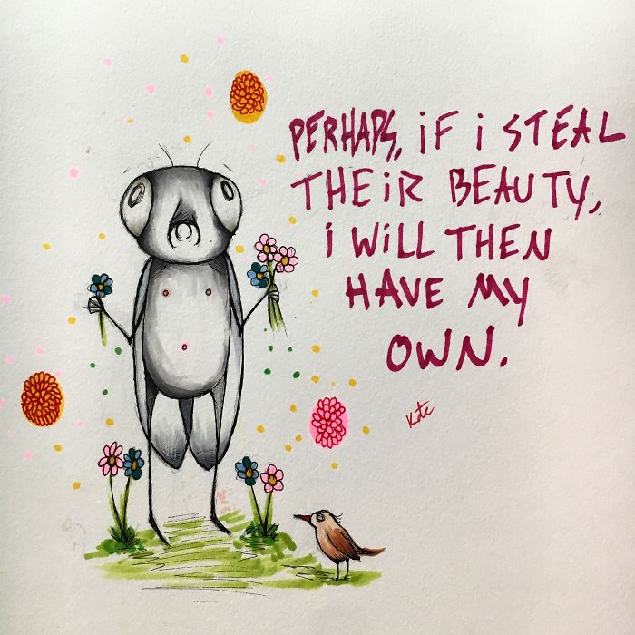 I Was Diagnosed With Schizophrenia At The Age Of 17, So I Started Drawing My Hallucinations To Cope With It I Was Diagnosed With Schizophrenia At The Age Of 17, So I Started Drawing My Hallucinations To Cope With It