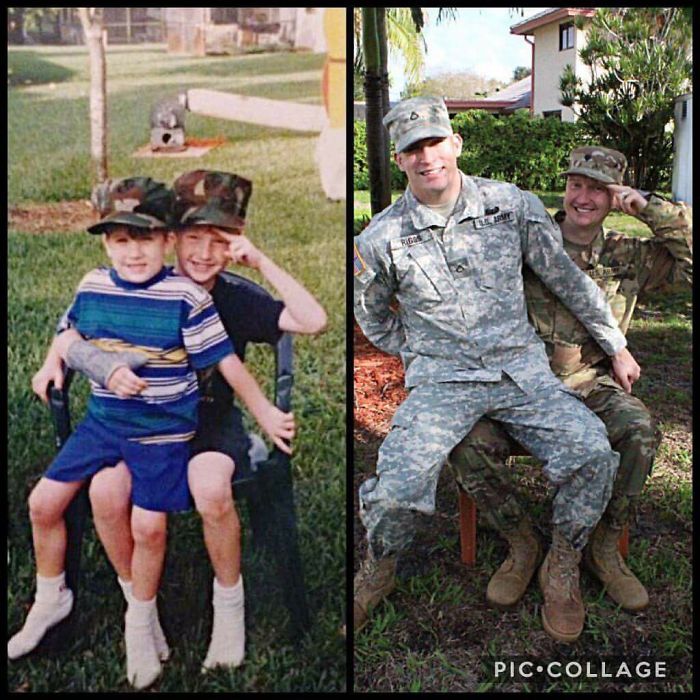 From Playing Pretend, To Real Life Soldiers!