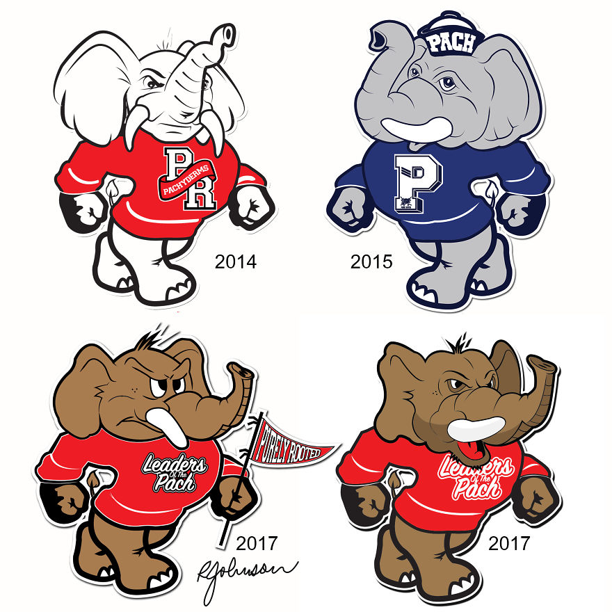 3 Year Evolution Of Tusk...pur3ly Root3d Mascot