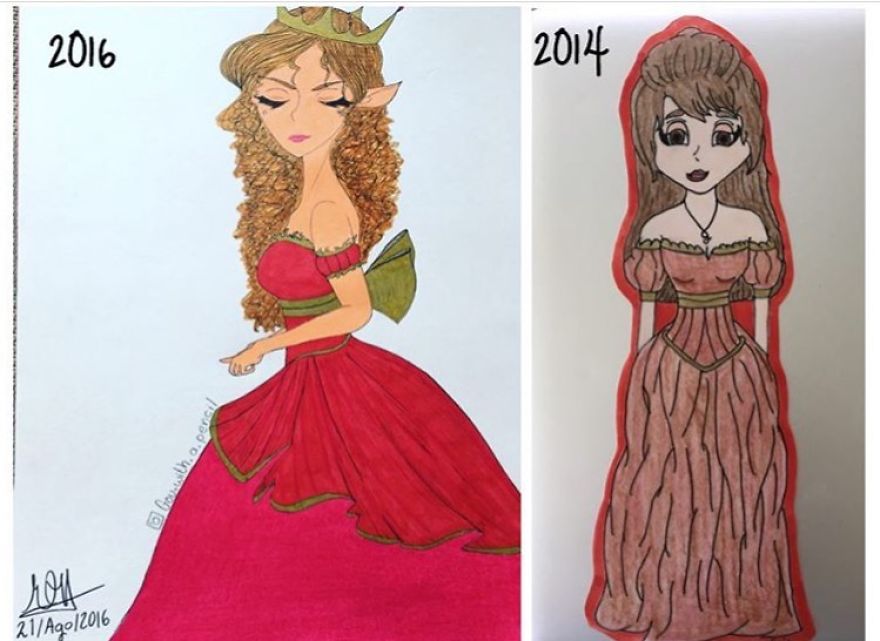 I'm Still In The Process. (shadowscolor 2014 Vs 2016)