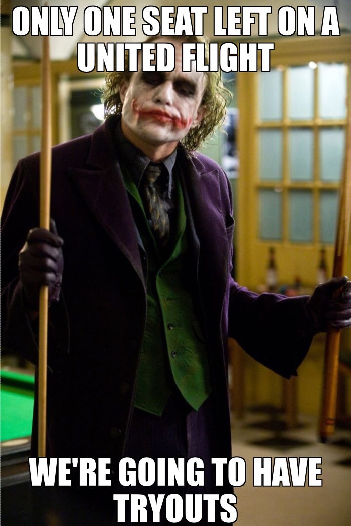 Joker As Your Flight Attendant.