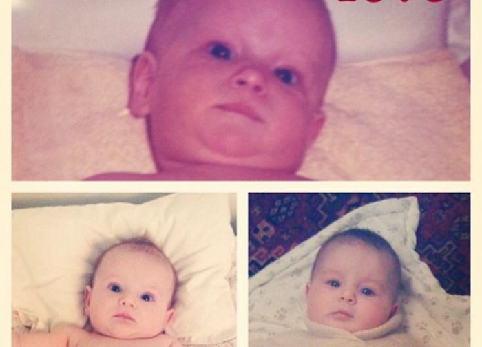 Mother, Son And Daughter.