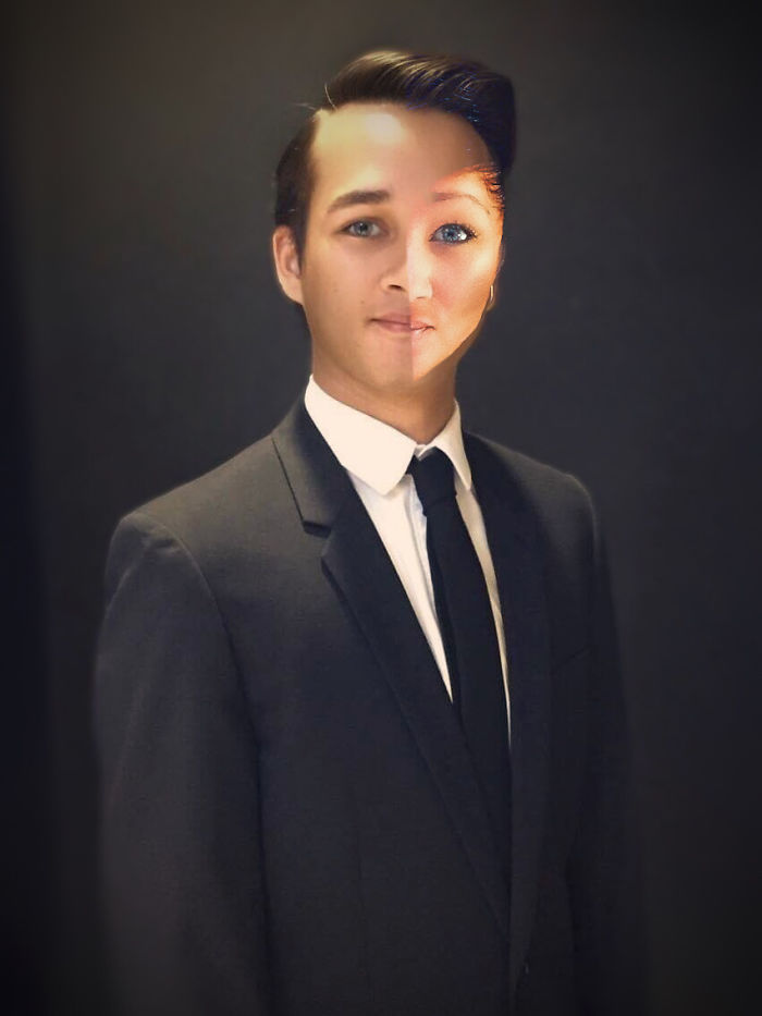 Son And Mother, The Older He Gets The More Alike We Look.