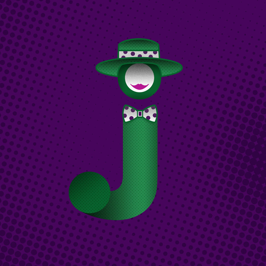 I Combined My Interest For Comics With My Love For Minimalist Illustrations In The Superheroes Alphabet Series