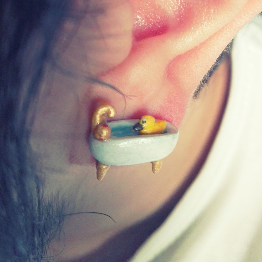 I Create Cute, Nerdy, Weird And Creepy Earrings