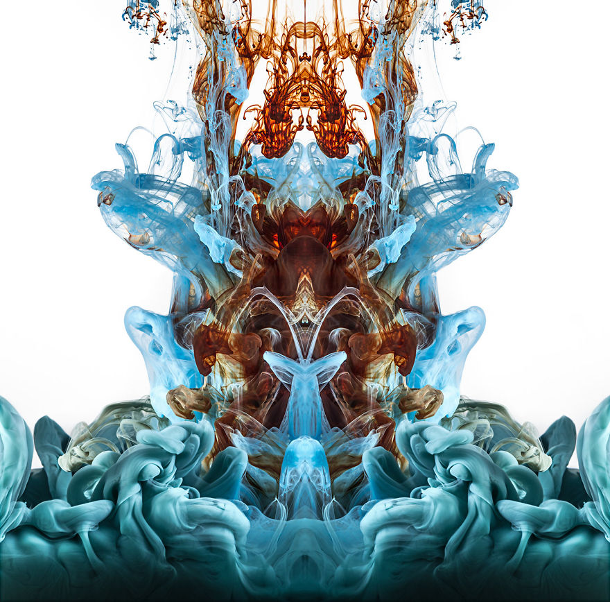 I Used Inks, Dyes, And Paints In Water To Create Surreal Images