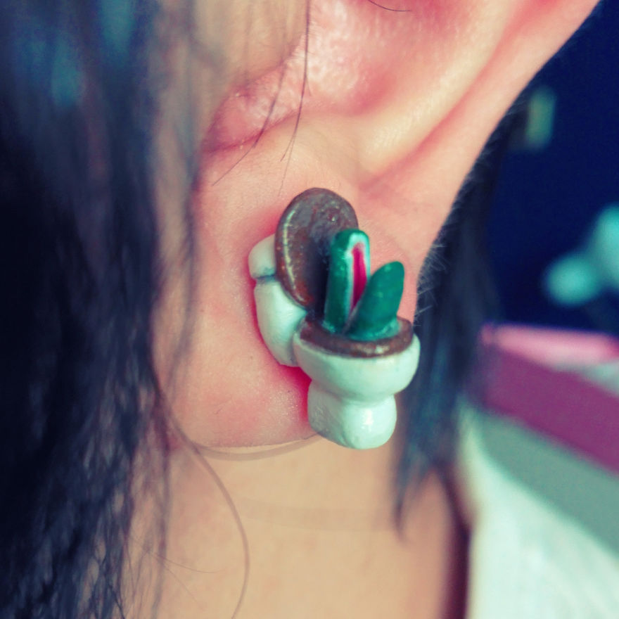 I Create Cute, Nerdy, Weird And Creepy Earrings I Create Cute, Nerdy, Weird And Creepy Earrings