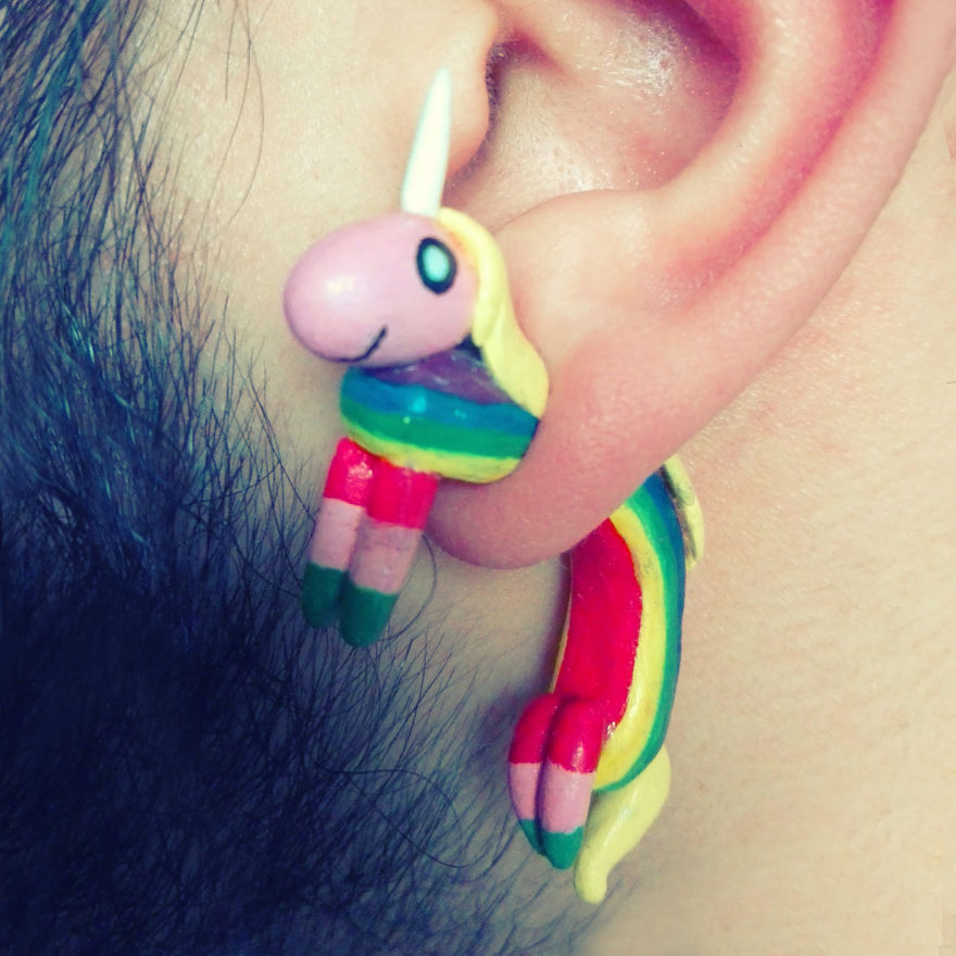 I Create Cute, Nerdy, Weird And Creepy Earrings