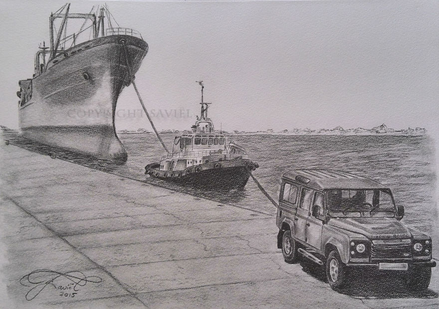 Drawing Land-Rovers Started Out As Just A Bit Of Fun, But Now, With Every Drawing, I Strive To Make Them More Detailed And Beautiful