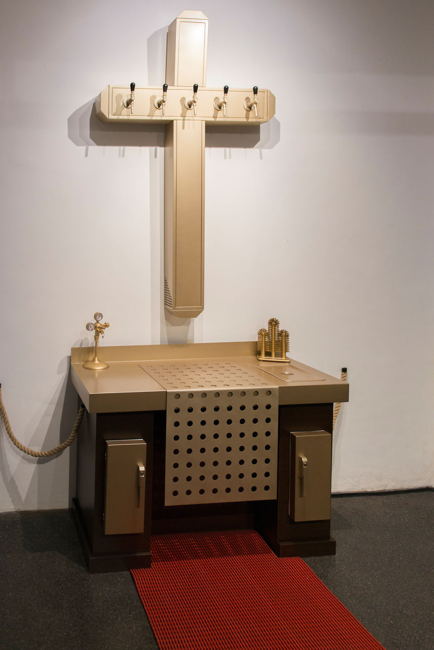 I Made This Beer Altar To Celebrate The End Of Lent