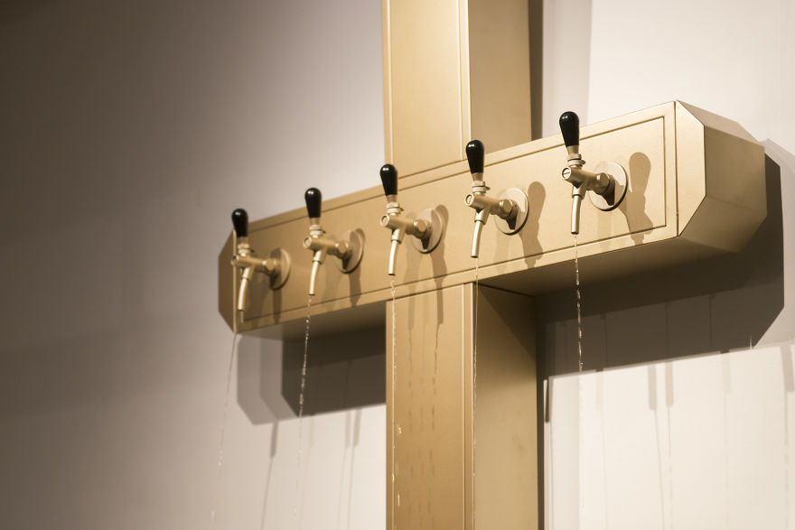 I Made This Beer Altar To Celebrate The End Of Lent