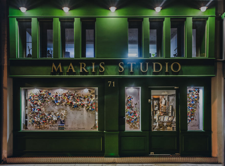 I've Hand Cut Over 800 Paper Butterflies In Memory Of My Grandmother