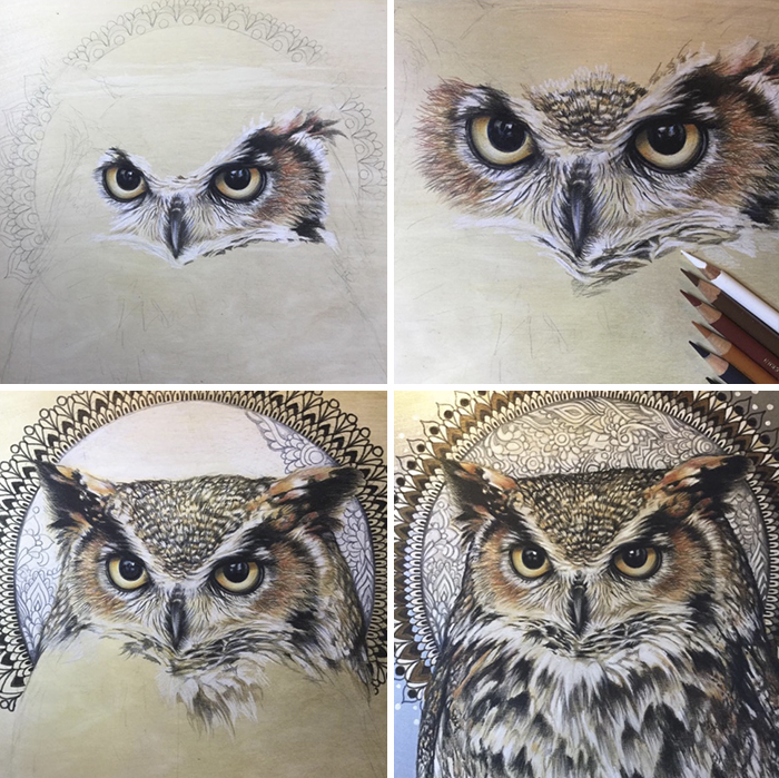 I Draw Animals On Wood Panels