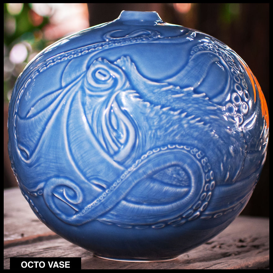 I Trained A Real Live Octopus To Help With My Ceramics