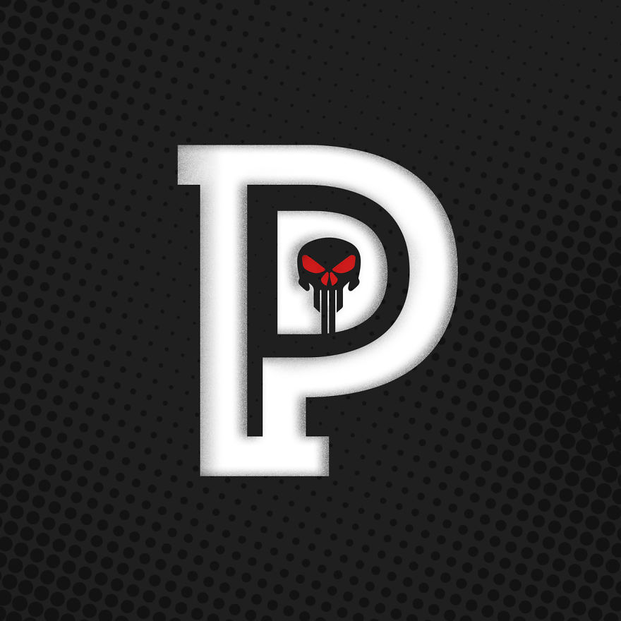 I Combined My Interest For Comics With My Love For Minimalist Illustrations In The Superheroes Alphabet Series