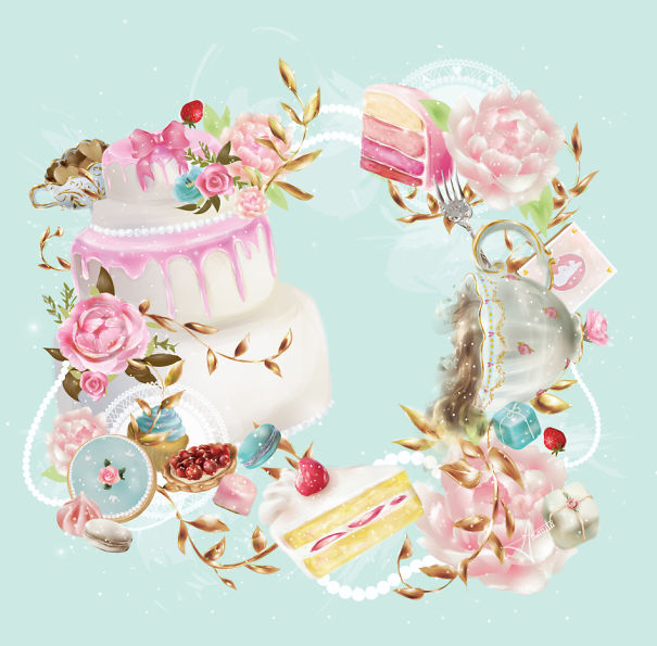 I Illustrate Pets Surrounded By Food