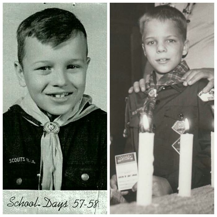 My Father & I, We're Both About 10 Years Old In These Pictures.