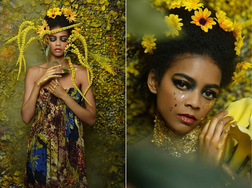 Photographer Creates Modern Day Images Inspired By Gustav Klimt Paintings