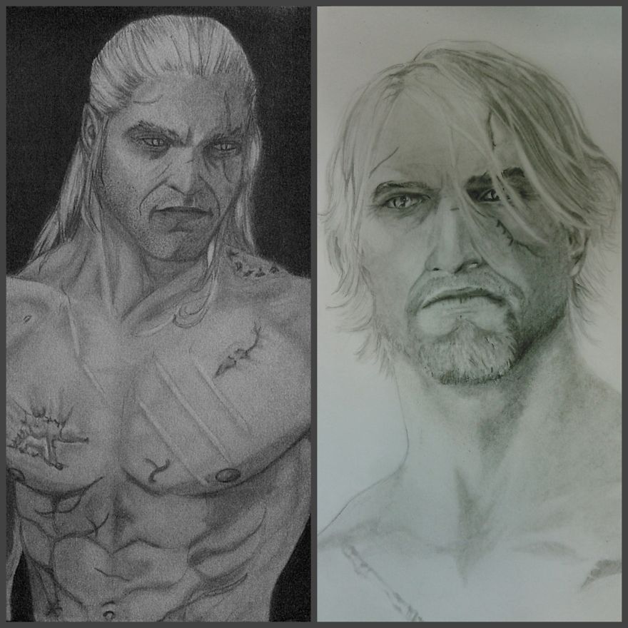 Geralt 2014 Vs 2015 By Frost Dewinter