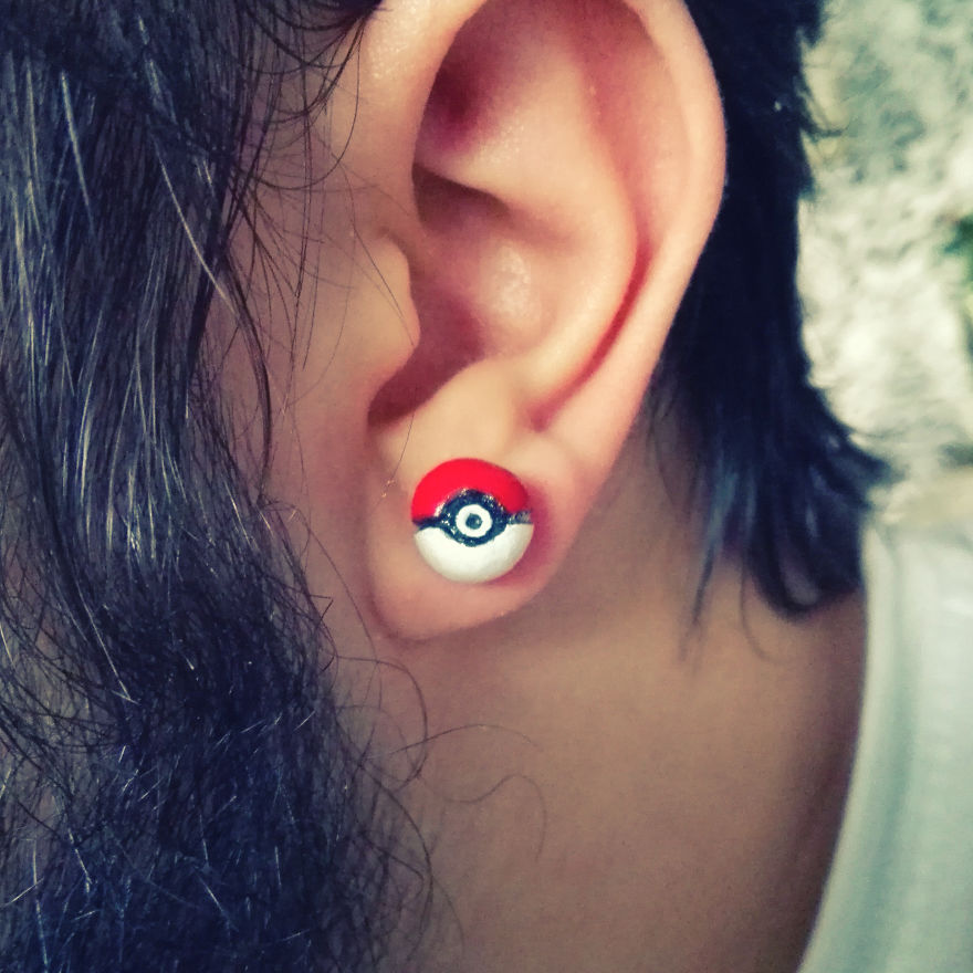 I Create Cute, Nerdy, Weird And Creepy Earrings