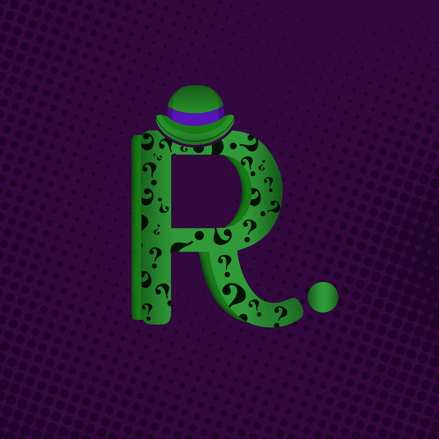 I Combined My Interest For Comics With My Love For Minimalist Illustrations In The Superheroes Alphabet Series