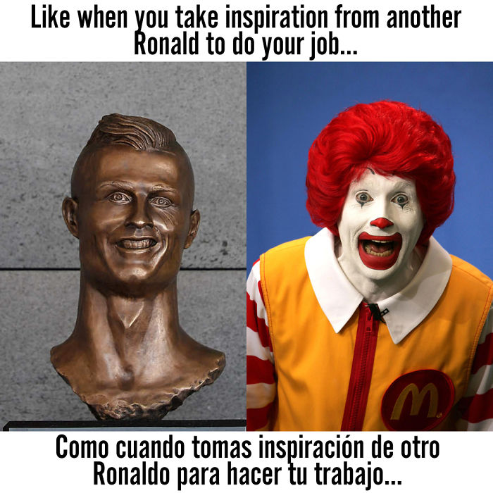 Like When You Take Inspiration From Another Ronald To Do Your Job...