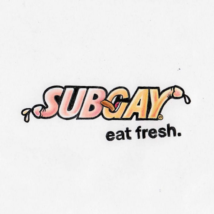 Young Illustrator Sees Corporate Logos As Something More Sinister