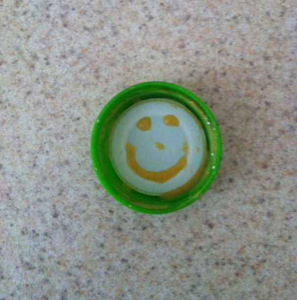 I Opened My Mango Smoothie And This Is What I Found In The Lid☺️