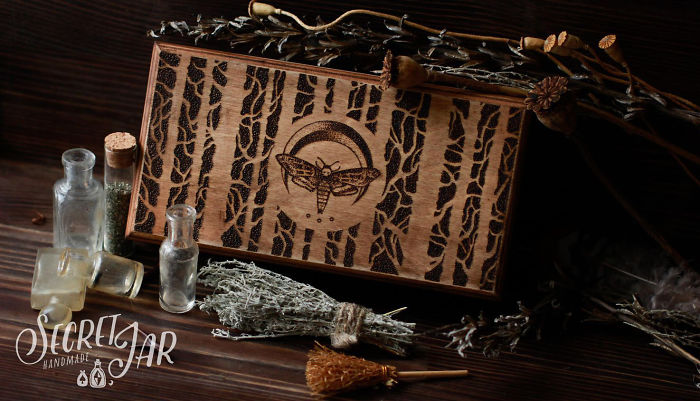 Secret Jar: World Of Witchcraft And Wizardry Created By Russian Craftswoman