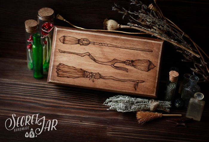 Secret Jar: World Of Witchcraft And Wizardry Created By Russian Craftswoman