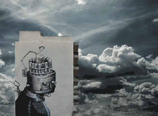 Spanish Photographer A.l. Crego Turns Street Art Graffiti Into Animated Gifs Spanish Photographer A.l. Crego Turns Street Art Graffiti Into Animated Gifs
