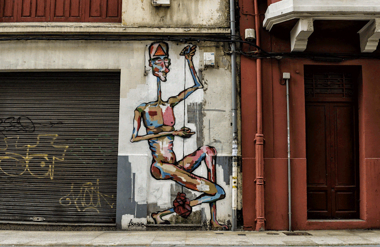 Spanish Photographer A.l. Crego Turns Street Art Graffiti Into Animated Gifs Spanish Photographer A.l. Crego Turns Street Art Graffiti Into Animated Gifs
