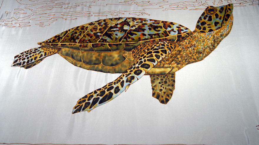 Spilt Water Ends Up Creating A New Batik Painting Style