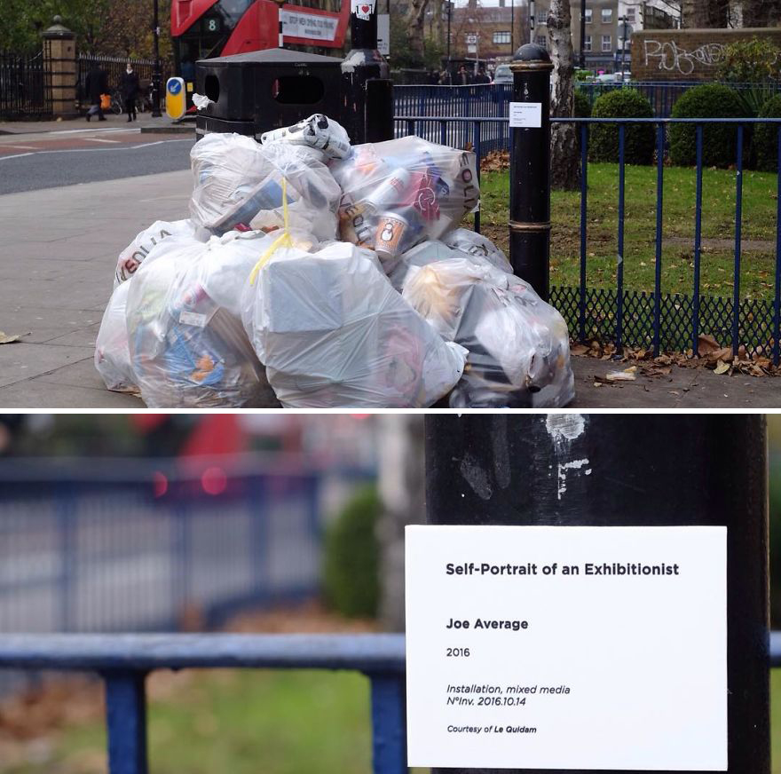 Street Artist Transforms The City Into An Art Gallery Using Exhibition Labels Street Artist Transforms The City Into An Art Gallery Using Exhibition Labels