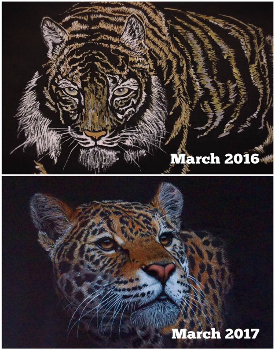 The Panther Prince...my One Year Progress