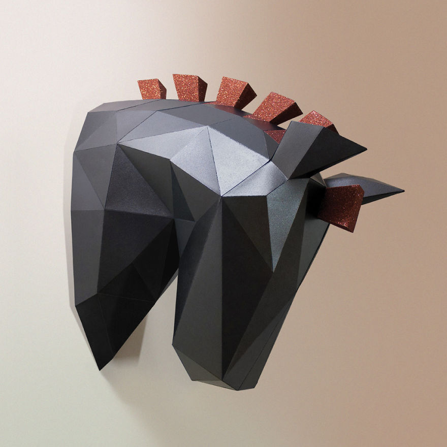 I Built This Trojan Horse 3D Papercraft Sculpture I Built This Trojan Horse 3D Papercraft Sculpture